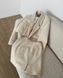 Піджак жіночий кашемір беж, Беж, one size